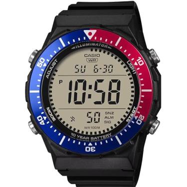 Imagem de Casio Série AE-1700H | Relógio digital | Preto/Azul/Vermelho | Iluminador LED | Bisel Rotativo | Alarme