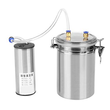 Imagem de Cryfokt Máquina de Ordenha Elétrica 2L Ordenhador Portátil Grande Capacidade de Sucção para Fazenda de Vacas Ovelhas (Para ovelhas Plugue UE)