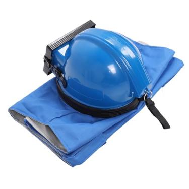 Imagem de Jopwkuin Capacete de Jateamento de Areia de Segurança Durável Com Mangas para Limpeza de Corte de Pintura, para Operadores Em Diversas Tarefas