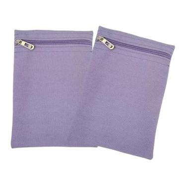 Imagem de CarpNettore 2x Bolso para celular com zíper, seguro, prático, leve e discreto, Purple S