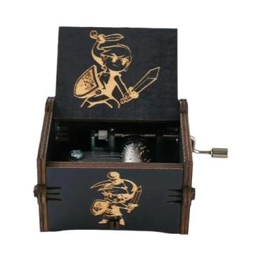 Imagem de Caixa De Música De Madeira Zelda Sky City, Criativa, Manual, Presente 