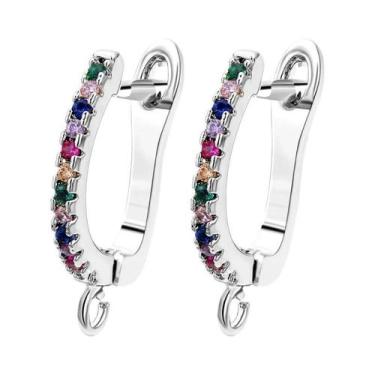 Imagem de Ganchos De Brinco Banhados a Ouro 18K, Anti-Alérgicos, Para Fabricação