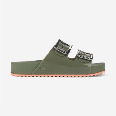 Imagem de Chinelo Zaxy Partner III Feminino, Verde mate, 35