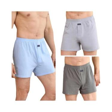 Imagem de Calças De Pijama Masculinas Confortáveis E Largas Em Algodão Aro Para 