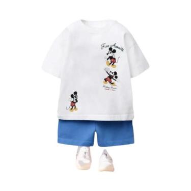 Imagem de Conjunto De Roupas Casuais De Verão Para Crianças Disney Com Camisetas
