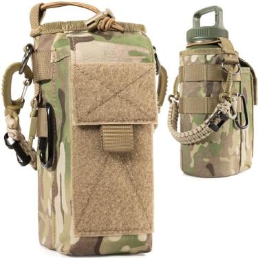 Imagem de OneTigris Bolsa tática Molle para suporte térmico de garrafa de água de 947 ml