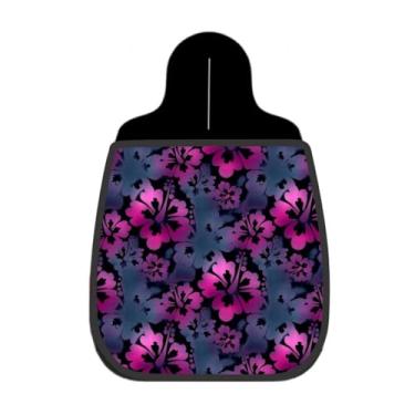 Imagem de Lixeira De Carro Organizador Lixinhocar Hibisco Neon Pink Dark