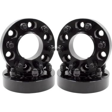 Imagem de Wheel Accessories Parts 4 adaptadores de espaçadores de roda de 3,8 cm 6 em 135 mm 87,1 mm Hub Centric 14 mm 1,5 porcas 6 x 135 mm 87,1 mm M14 x 1,5 pinos para Ford Bronco Raptor 2015+ Expedition F150 Navigator