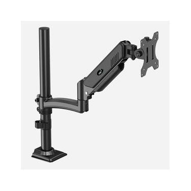 Imagem de Suporte Ergonômico Articulado de Mesa, Monitor 17 a 35, Pistão a Gás, Giro 360, Suporte Até 9kg, Preto, FH80L, ELG
