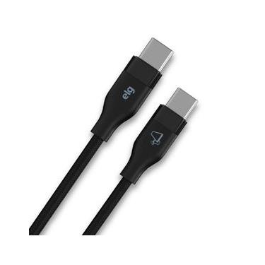 Imagem de Cabo USB Tipo-C para Tipo-C, Carga Rápida 100W 5A, Cabo e malha trançada,1 metro, TC100...