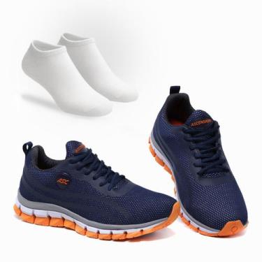 Imagem de Tênis Masculino Ascension Lege 21 Com Meia Básica  Conforto e Versatil