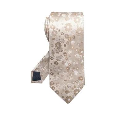 Imagem de Gravata Clássica Masculina Cinza Xadrez De Seda 8cm Acessório Para Ter