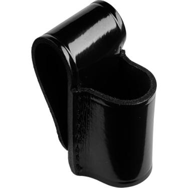 Imagem de Carteiras Shield Black Hi Gloss Compact Stinger Suporte para lanterna com encaixe traseiro, coldre aberto superior e inferior serve para barril de 2,15 polegadas de diâmetro e cintos de serviço de até