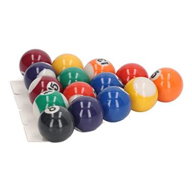 Imagem de Naroote Mini Bolas de Bilhar Resina Resistente Ao Impacto Pequeno Conjunto de Bola de Mesa de Bilhar para Crianças Eco Amigável 32mm Diâmetro para Crianças Brinquedo Sala de Jogos