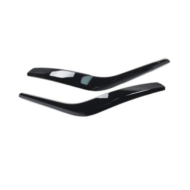 Imagem de 2 pçs conjunto esquerda direita interior maçaneta da porta exterior capa guarnição substituição Compatível com bmw x1 e84 2010 2011 2012 2013 2014 2015 2016(Piano 2pcs)