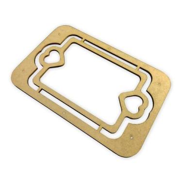 Imagem de Molde Guia Fabricação Petisqueira Bandeja Coração Tupia - Doce Arte Em