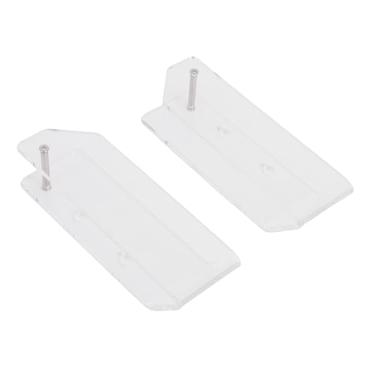 Imagem de Aqur2020 Suporte de Montagem na Parede do Portátil, Economia de Espaço Acrílico Sob a Mesa Com Slots de Cabo para Acessórios de Teclado da Tabuleta do Portátil para Organizar o Espaço de