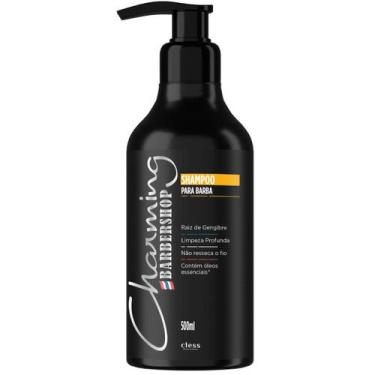 Imagem de Charming Barbershop Shampoo para Barba Cless 500ml com Gengibre Limpez