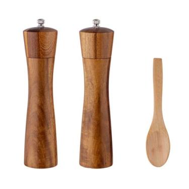 Imagem de THJKUPO Conjunto de frascos de moagem de sal marinho e moedor de pimenta para uso doméstico Sichuan