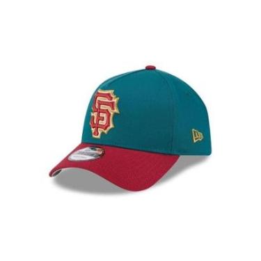 Imagem de BONE NEW ERA 9FORTY A-FRAME SNAPBACK SAN FRANCISCO GIANTS MLB VERDE-Masculino