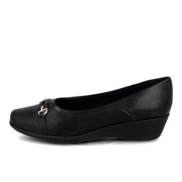 Imagem de Sapato Piccadilly Anabela Aplique Metalico-Feminino