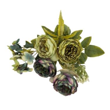 Imagem de Flor Artificial Ramalhete 7 Ramos 33cm