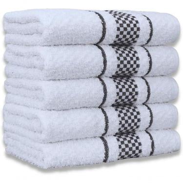 Imagem de Kit 5 Pano De Prato Super Luxo Atoalhado Premium Gourmet Beka - Preto Preto