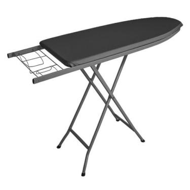 Imagem de Tábua De Passar Roupa Extra Forte Dobrável C/ Porta Ferro - Utilaço, C