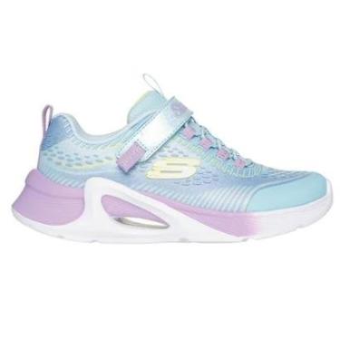 Imagem de Tênis Skechers Tide Tech Azul e Lilás Infantil-Unissex