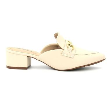 Imagem de Sapato Modare 7340.124 Salto Mule Bico Fino Calcanhar Aberto Feminino,