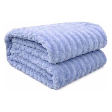 Imagem de Cobertor luster - casal - azul claro - corttex