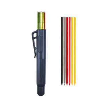 Imagem de Lápis De Marcação Preto De 2.8mm Para Marcenaria, Ferramenta De Marcaç