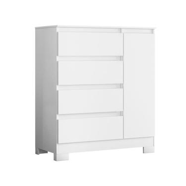 Imagem de Cômoda Sapateira Olimpia Quarto Com 4 Gavetas e 1 Porta