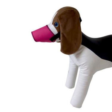 Imagem de KIT Focinheira Regulável de Nylon para Cães Pet Shop Banho Tosa Vet Gr