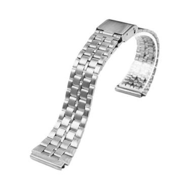 Imagem de Pulseira De Metal Fino De Aço 18mm Para Relógios CASIO A158 A159 A168 