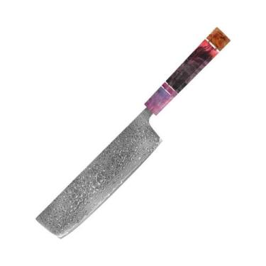 Imagem de Conjunto De Facas De Chef Forjadas À Mão Damascus VG10 Com 67 Camadas,