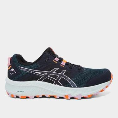 Imagem de Tênis Asics Gel-Trabuco Terra 2 Feminino, Verde, Roxo, 34