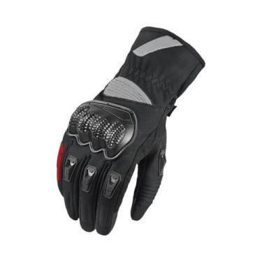 Imagem de Luvas De Inverno Impermeáveis Rosa Para Mulheres, Luvas De Motocicleta