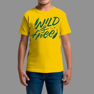 Imagem de Camisetas Infatil Básica Masculina Casual Moda Country Manga Curta Wil