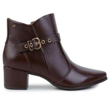 Imagem de Bota Feminina Pegada Couro Pinhão - 280902-08-Feminino