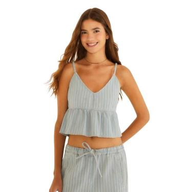 Imagem de Top Farm Rio Jeans Listrado-Feminino