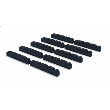 Imagem de KIT 10 Nut Pestana grafite para baixo 4C Preto 43MM DOLPHIN