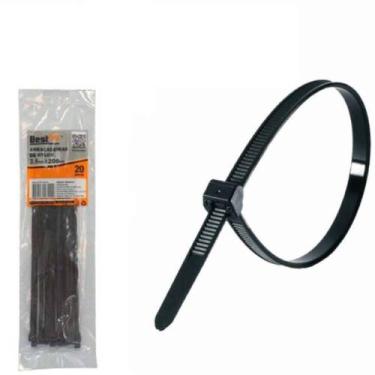 Imagem de Abraçadeira de nylon 3,6 mm x 20 cm 20 peças - BFH2472 - Bestfer