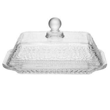 Imagem de Manteigueira Wolff Mauve 17cm x 9cm Cristal