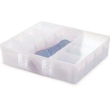 Imagem de Caixa Organizadora c/ 9 Divisões 18x17x4,5cm - PLASUTIL