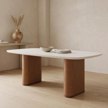 Imagem de Mesa para Sala de Jantar com Vidro Lintz - Província