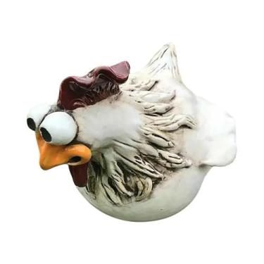 Imagem de Estátua De Galinha Em Resina Para Jardim, Escultura De Galinha Para Qu