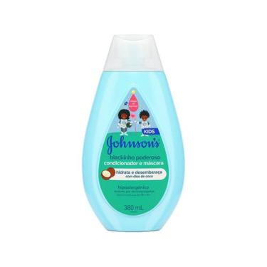 Imagem de Condicionador Infantil Johnson's Baby Blackinho Poderoso 380ml, 380ml