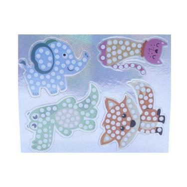 Imagem de Kit Adesivos Brilhantes Animais - Shiny Toys