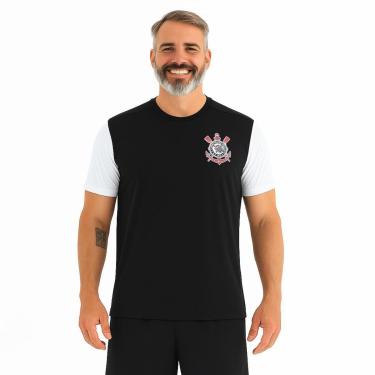Imagem de Camisa Masculina Corinthians Basic Double Preta SPR-Masculino